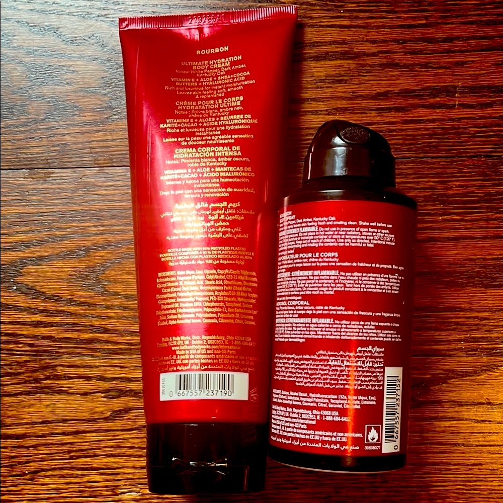 Bath & Body Works Red and Black Moisturizer Set - Picture 4 of 9